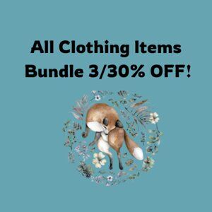 Bundle THREE Clothing Items for 30% Off!